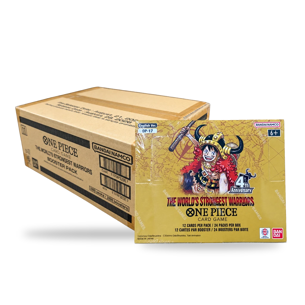 One Piece TCG: The World's Strongest Warriors Booster 12 Box Case