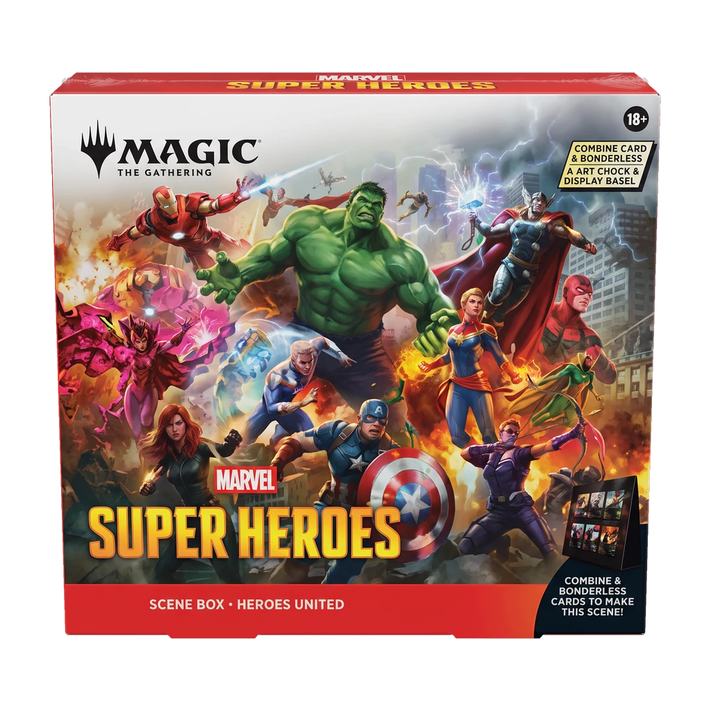 Magic: The Gathering Marvel Super Heroes Scene 4 Box Case
