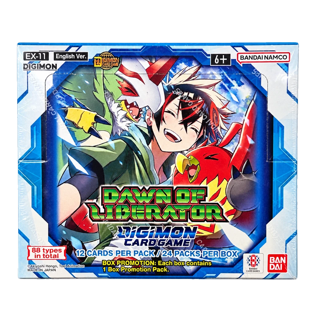 Digimon Card Game: Dawn of Liberator Extra Booster (EX-11) Display