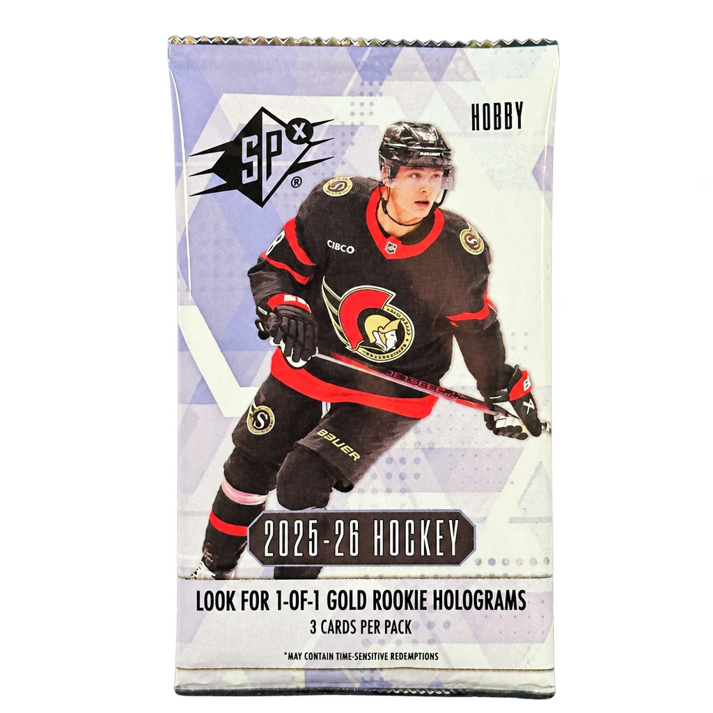 2025/26 Upper Deck SPx Hockey Hobby Pack | Midwest Cards
