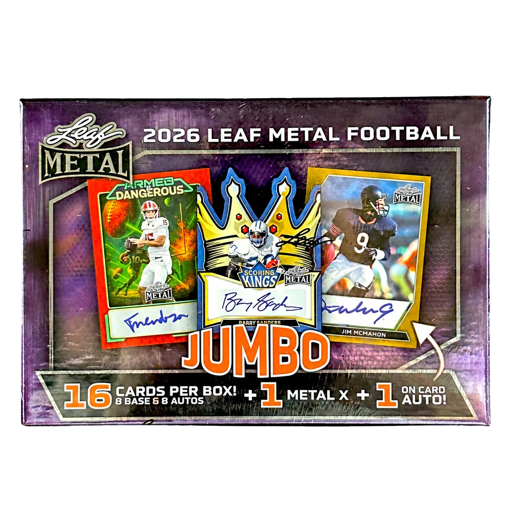 2026 Leaf Metal Football Jumbo Box | Midwest Cards